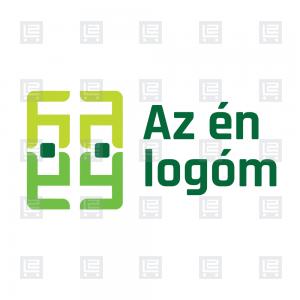 Kézműves termékek ajándékok webshop A betű logó - Zöld