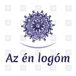 Gyógyító mandala kézműves logó - Lila