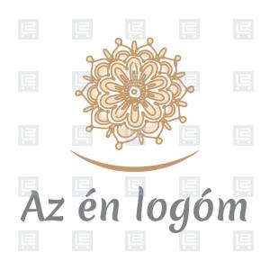 Gyógyító mandala kézműves logó - Arany