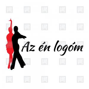 Latin tánc oktatás tánctanfolyam online logó - Fekete