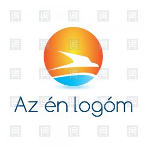 Utazás nyaralás szállás repülőjegy logó - Narancssárga