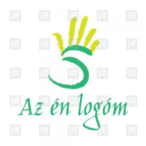 Online festő tanfolyam rajztanfolyam logó - Zöld