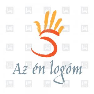 Online festő tanfolyam rajztanfolyam logó - Narancssárga