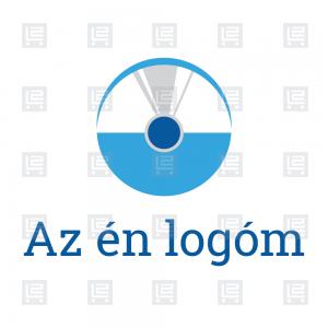 Kreatív CD újrahasznosítás blog logó - Kék