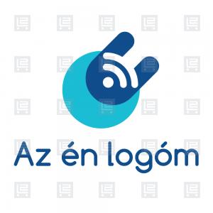 Internet szerviz router beállítás logó - Kék
