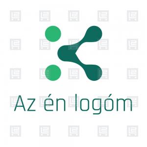 K betű support támogatás monogram logó - Zöld