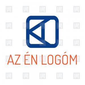 KA logó monogram tipográfia - Kék