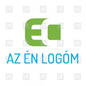 E-learning portál E betű monogram logó - Zöld