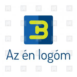 B betű monogram sitebuild logó - Kék