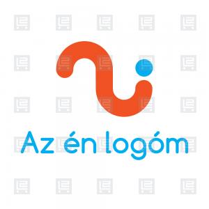 Online jogi tanácsadás A betű monogram logó - Narancssárga