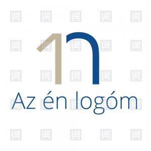 N betűlogó number one iniciálé logó - Sokszínű