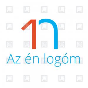 N betűlogó number one iniciálé logó - Sokszínű