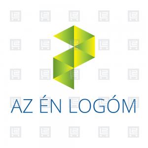 Papírhajtogatás origami logó Z monogram - Zöld