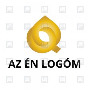 Alapítvány betűlogó Q monogram - Arany