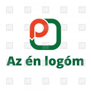PO betűlogó számlázó program logó - Zöld