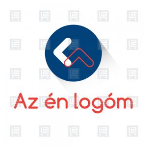 K betűlogó modern monogram logó - Kék
