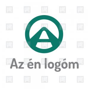 Útépítés aszfaltozás A betűlogó monogram logó - Zöld