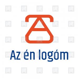 TA monogram betűlogó modern logó - Vörös