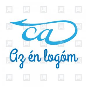 CA logó monogram írottbetűk - Kék