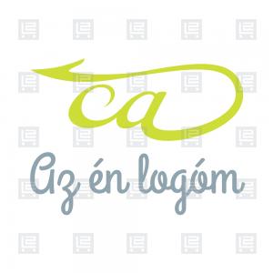 CA logó monogram írottbetűk - Zöld