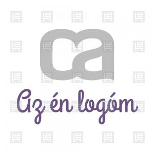 CA logó betűk monogram - Szürke