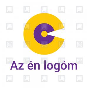 Rendezvényszervező C logó betű monogram - Sárga