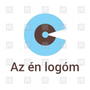 Rendezvényszervező C logó betű monogram - Kék