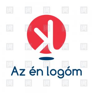 JK betűlogó monogram logó - Vörös