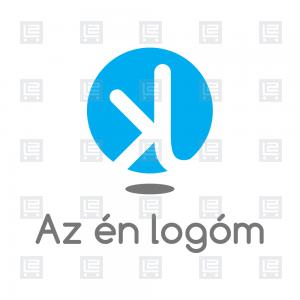 JK betűlogó monogram logó - Kék