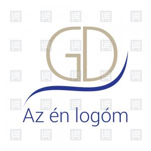 GD monogram betűlogó - Arany