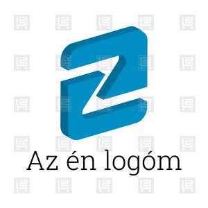 3D nyomtató modell nyomtatás Z betű logó - Kék