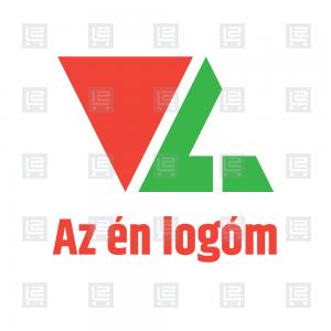 V4 betűlogó minimalista logó - Vörös