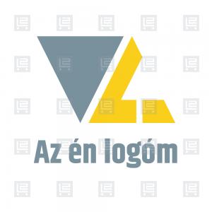 V4 betűlogó minimalista logó - Szürke