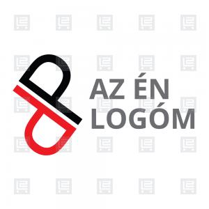 DP betűk tipográfia monogram logó - Sokszínű