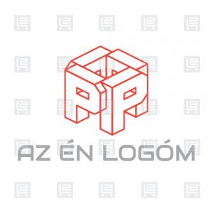 3D modellek nyomtatás P betű logó - Vörös