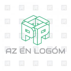 3D modellek nyomtatás P betű logó - Zöld