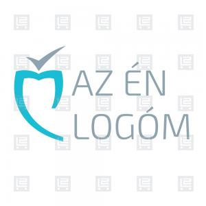 Fogtechnikus fogászat magánrendelő logó - Kék