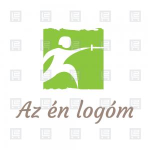 Vívás amatőr vívás vívóterem logó - Zöld