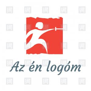 Vívás amatőr vívás vívóterem logó - Vörös