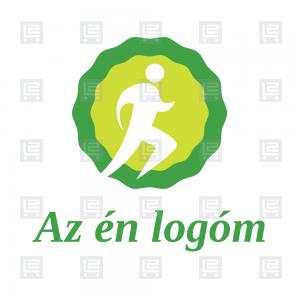 Futás tervező logó - Zöld