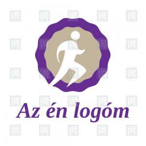 Futás tervező logó - Lila