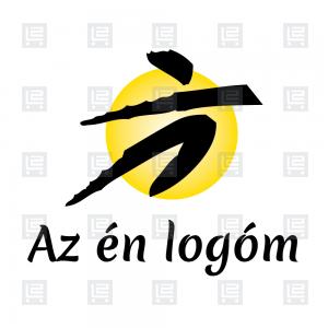 Karate edzés harcművészet logó - Fekete