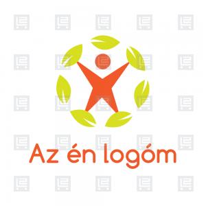 Egészségcentrum sport fitnesz logó - Narancssárga