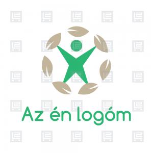 Egészségcentrum sport fitnesz logó - Zöld