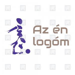 Foci klub labdarúgás sport logó - Lila