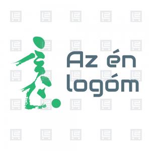 Foci klub labdarúgás sport logó - Zöld