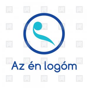 Vízilabda kézilabda sport klub egyesület logó - Kék