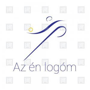 Kézilabda szövetség sport logó - Kék