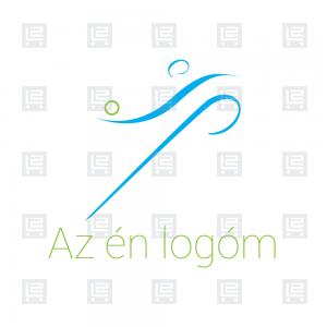 Kézilabda szövetség sport logó - Kék