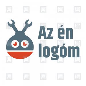 Karbantartó javítás szerelés kabalafigura logó - Szürke